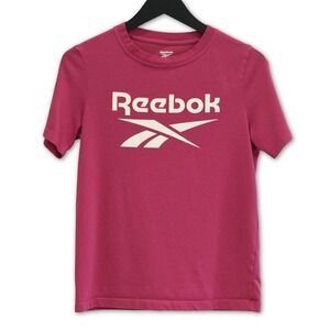 Reebok Graphic Tee Women's Size‎ S Pink Short Sleeve